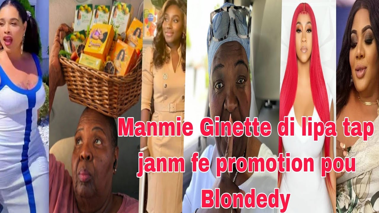 Ginette vinn mete pou nators yo kap fel fè promotion pou Blondedy/menm pou Florence lipap fe sa
