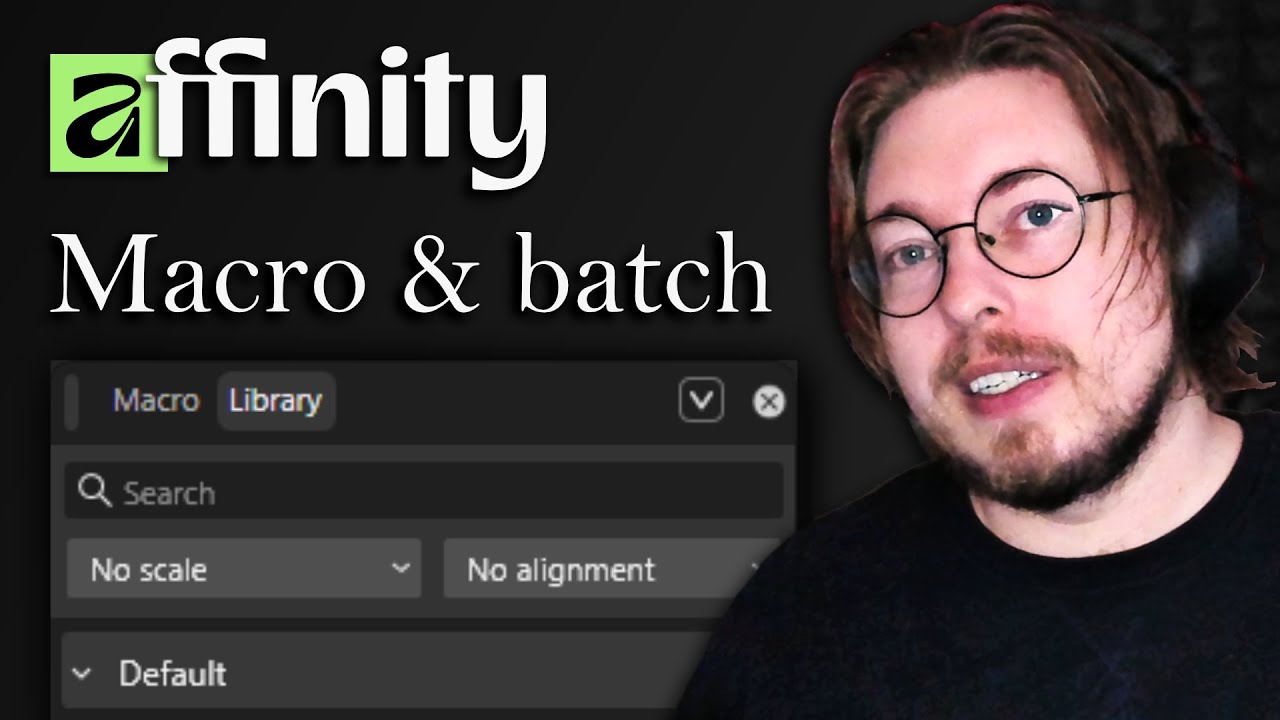 Как автоматизировать рабочий процесс в Affinity: макросы и пакетные задания