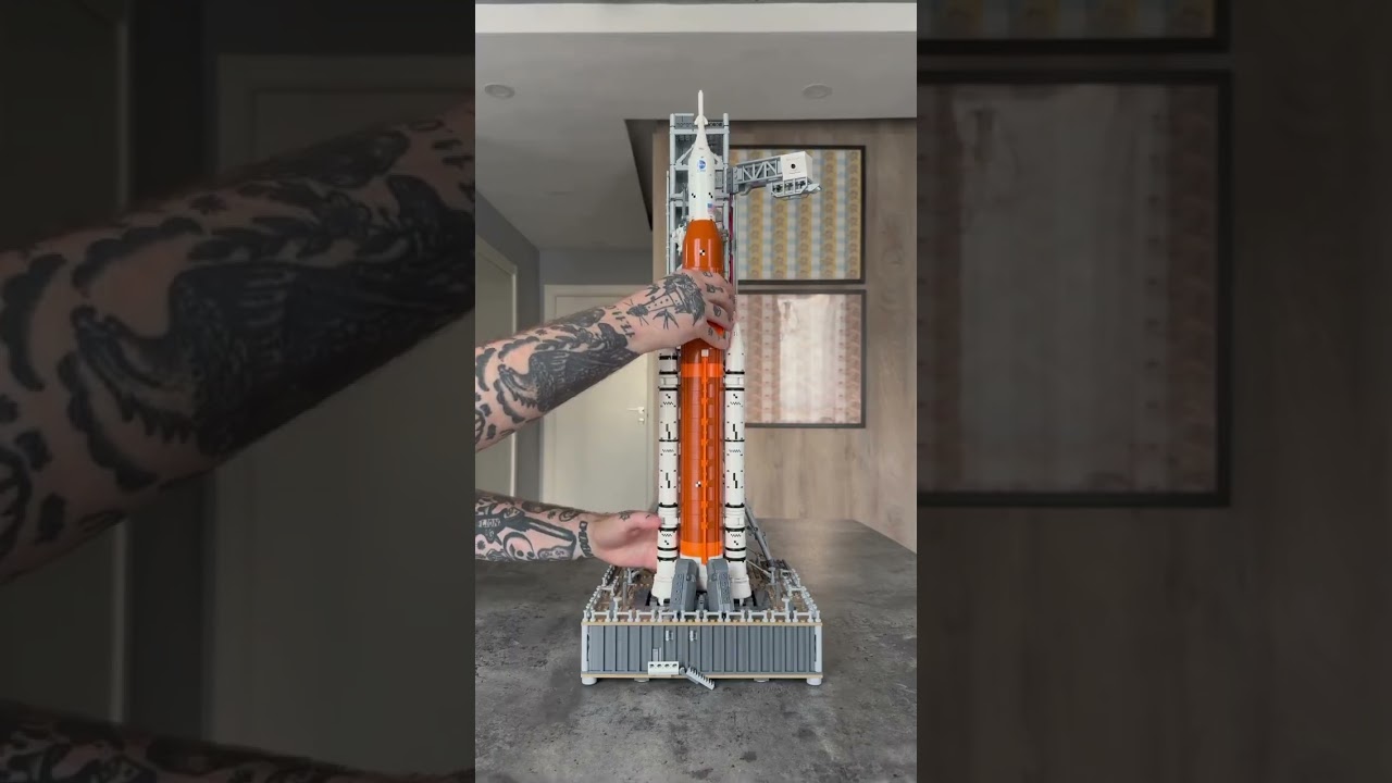 Foguete Artemis Space Launch System da NASA feito de LEGO &ndash; Brics Craft Blocos de Montar