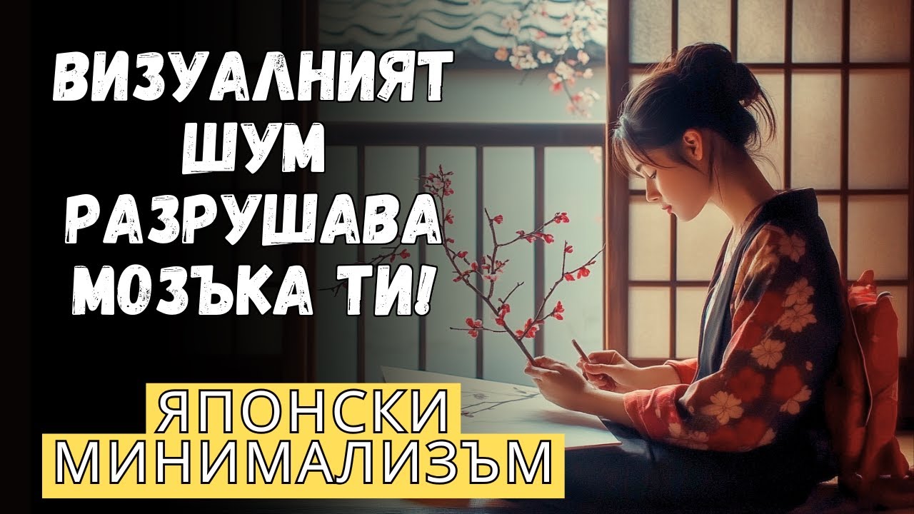 ЯПОНСКИ МИНИМАЛИЗЪМ: ЗАГЛУШЕТЕ ВИЗУАЛНИЯ ХАОС И ВЪЗСТАНОВЕТЕ КОНЦЕНТРАЦИЯТА