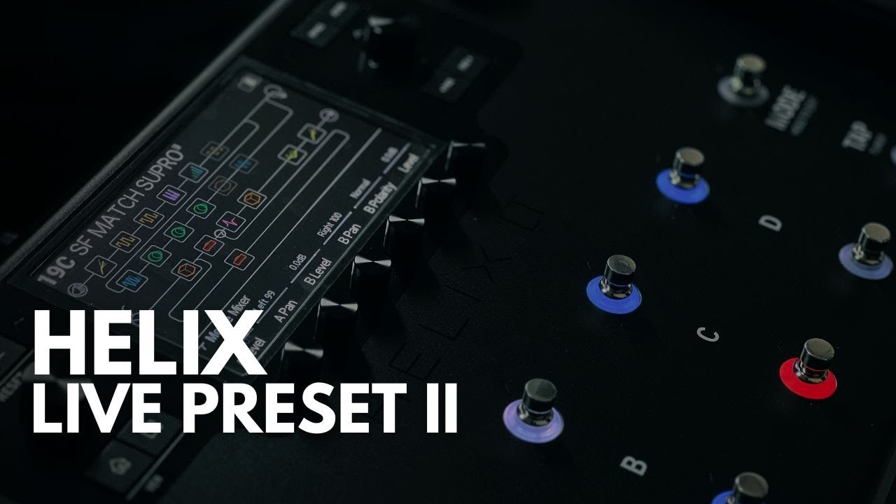 PRESET HELIX LIVE II  | HELIX LT FLOOR NATIVE