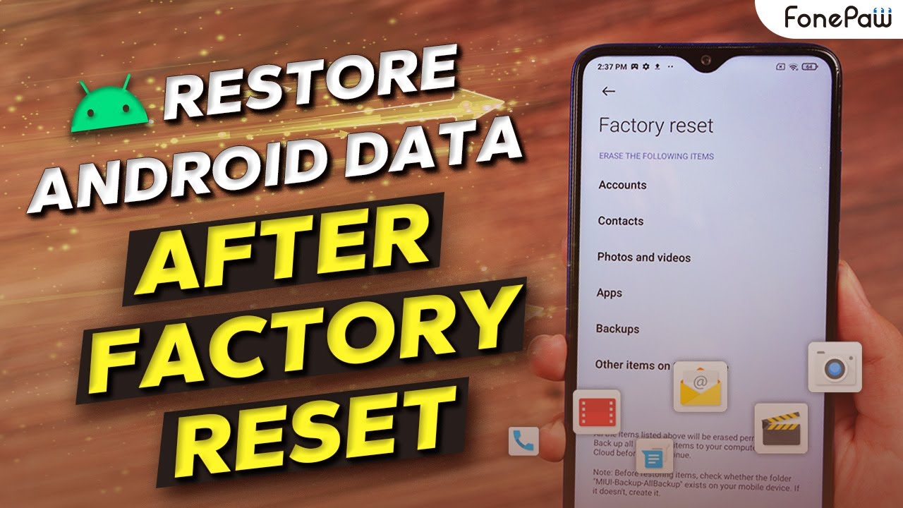 [3 способа] Как восстановить данные на Android после сброса настроек к заводским без резервной ко...