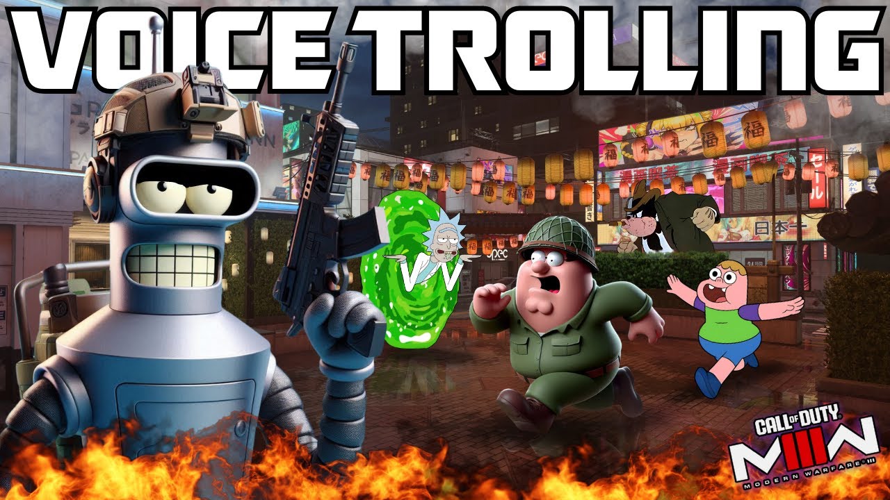 Blowing MW3 Lobbies MINDS With My Voice! (HILARIOUS MOMENTS)