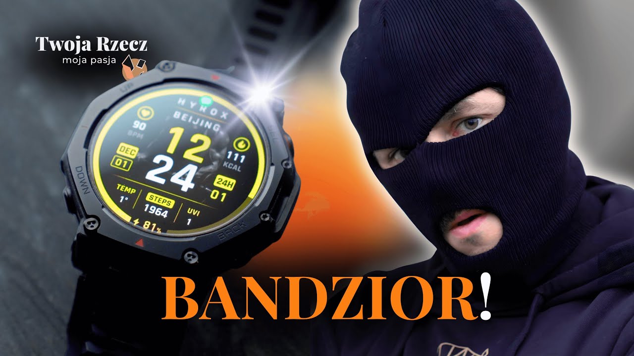 Amazfit T-REX 3 PRO | Najlepszy smartwatch DLA BANDYTY | Recenzja