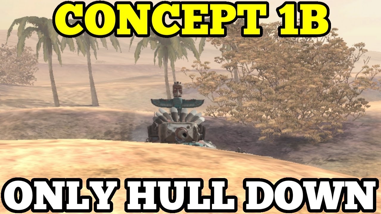 Concept 1B - Only Hull down!