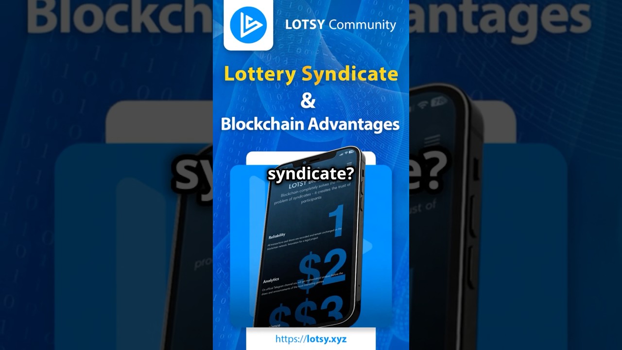 LOTSY &mdash; Lottery Syndicate & Blockchain Advantages #GettingMillionsDone #LOTSY #LTSY #jackpot #coin