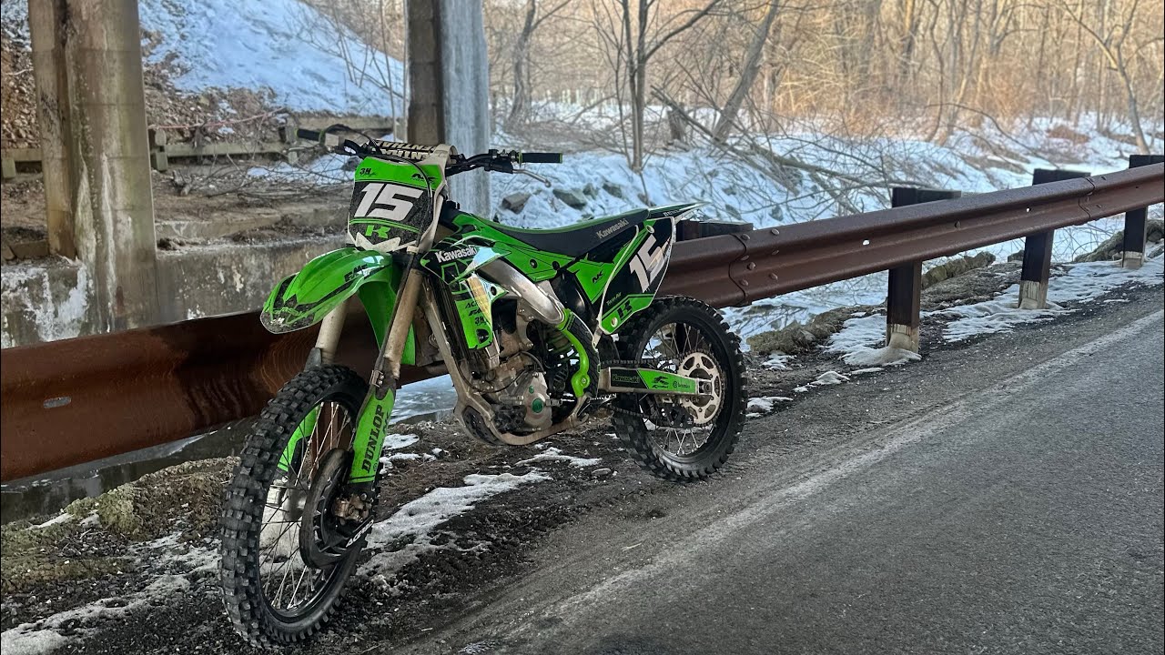 Kx250f urban riding 