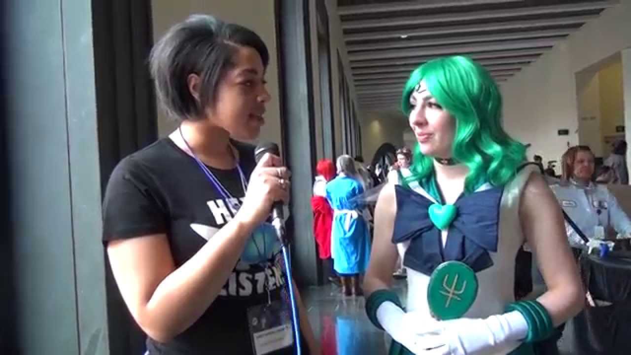 SAILOR NEPTUNE! Sailor Scout Cosplay at Anime Boston 2014