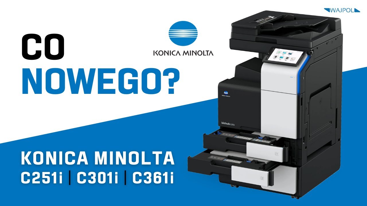 Konica Minolta bizhub C251i C301i C361i Prezentacja kserokopiarki - nowa seria urządzeń MFP
