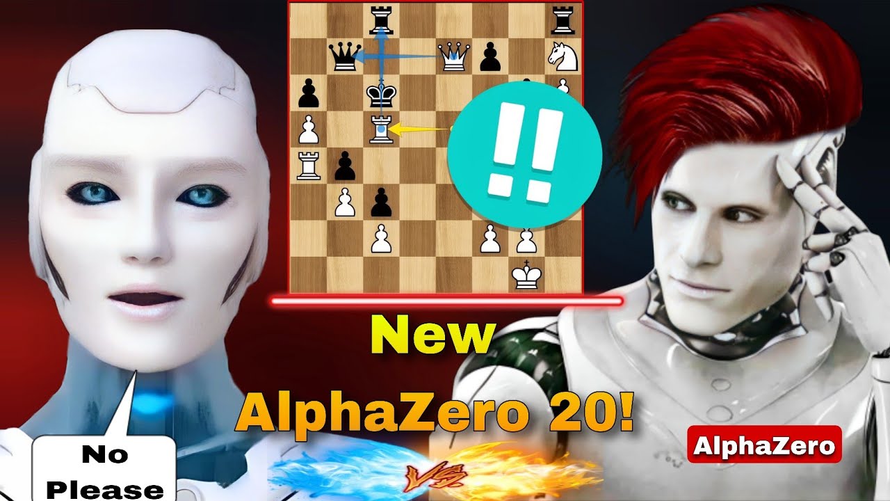 Совершенно новый AlphaZero 20 ПРЕКРАСНО победил Stockfish 18, словно бог | Stockfish против Alpha...