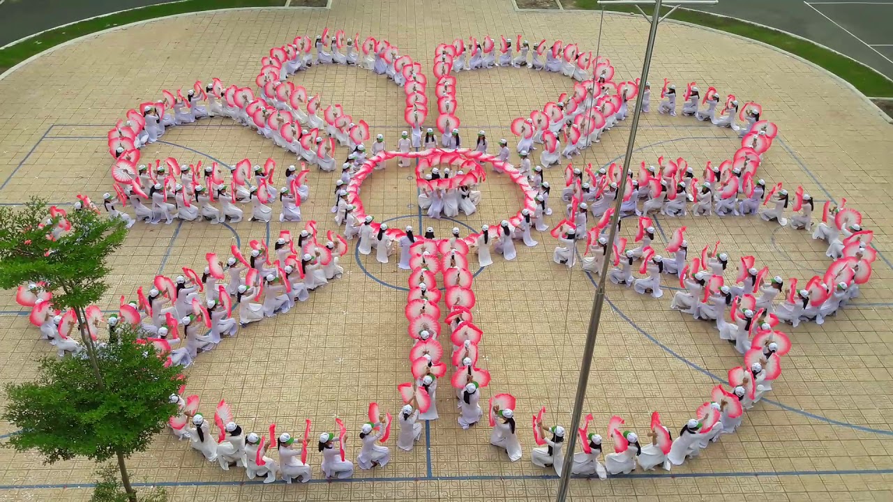 Đồng diễn Trường THPT Nhơn Trạch 2017-KHAI MẠC ĐẠI HỘI THỂ DỤC THỂ THAO HUYỆN NHƠN TRẠCH LẦN VI NĂM