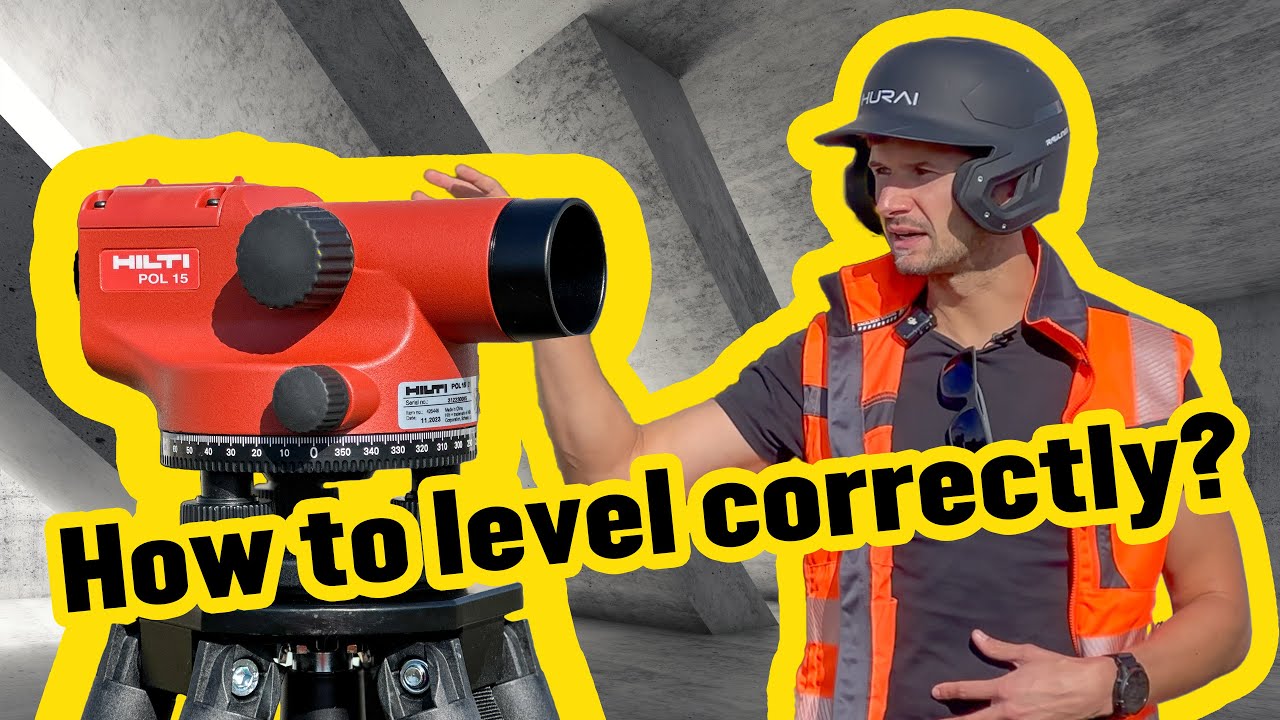 Как пользоваться оптическим уровнем: пошаговая инструкция! HILTI POL 15 - Геодезический уровень