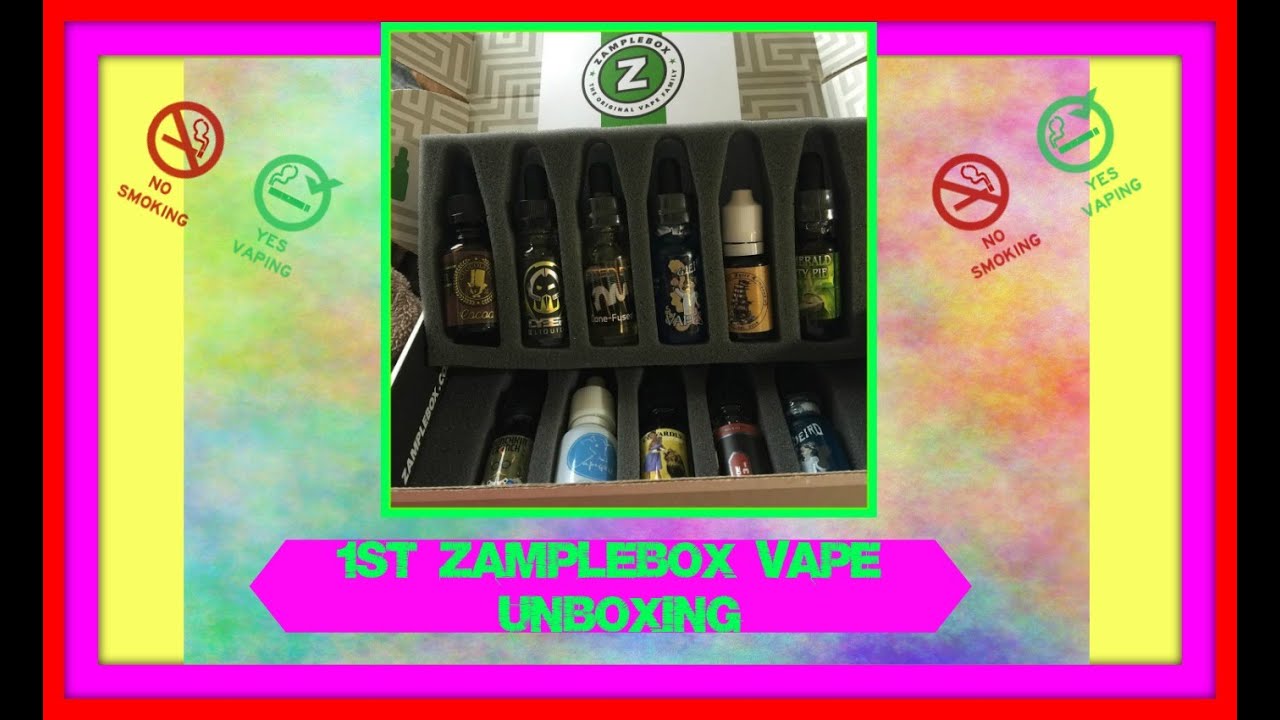 #GirlVaper - 😍 My First Zamplebox E Liquid Vape Box😍
