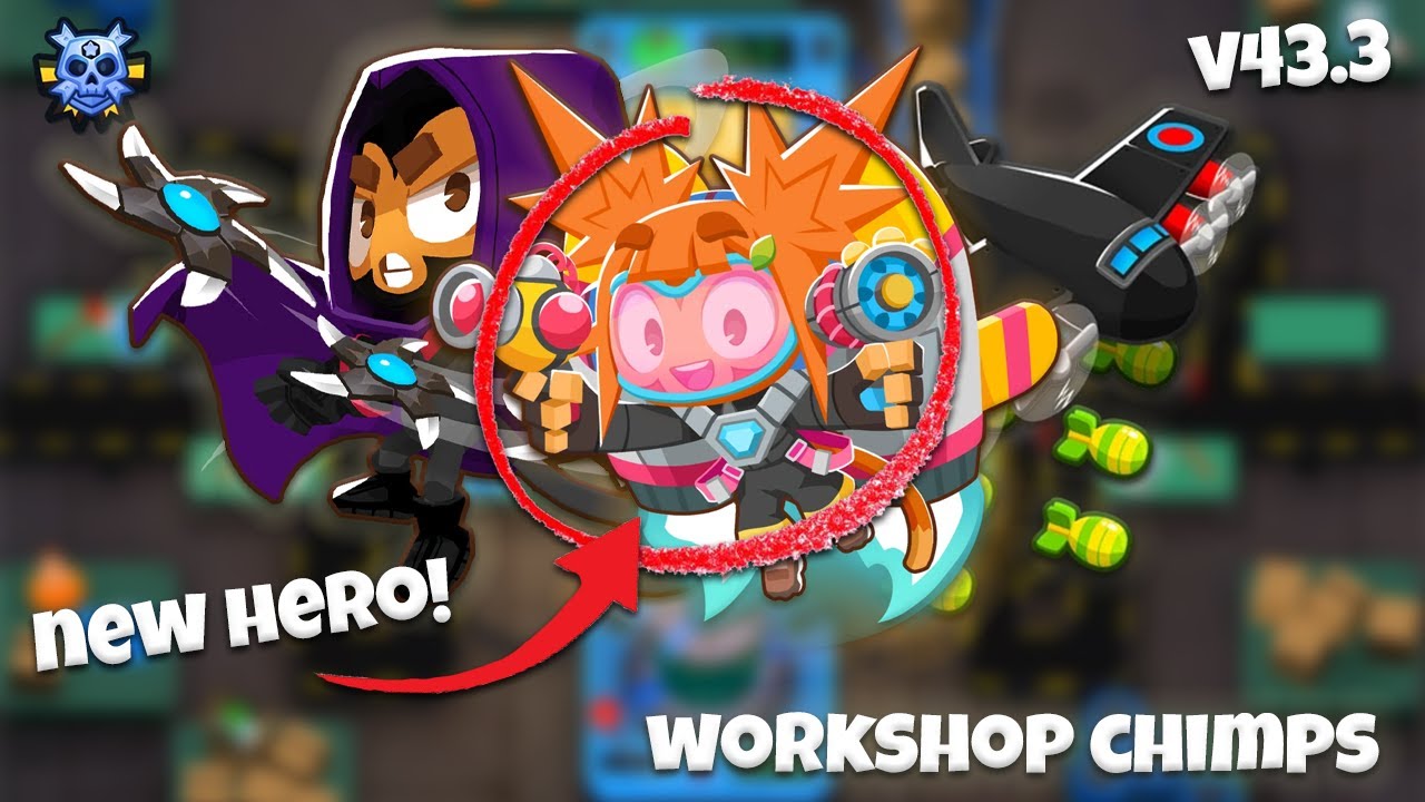 EASY Workshop CHIMPS Guide with Rosalia LEVEL 20!! (and friends) || Bloons TD 6 Guide (Patch 43.3)
