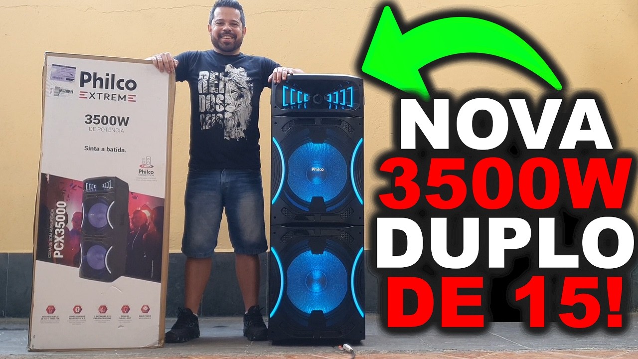 🟢💥 PHILCO PCX 35000 (unboxing/analise) É realmente toda essa POTÊNCIA ou é só tamanho?