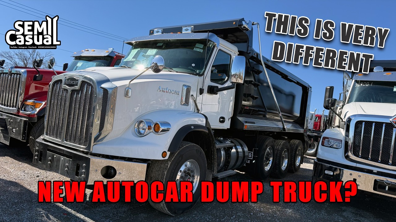 First time I have seen a dump truck like this....