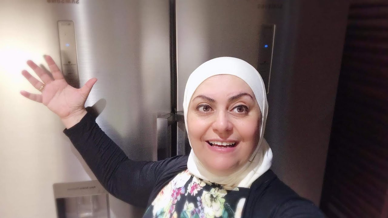 جولة في الثلاجة والفريز الحديث الذي يسحب امبير واحد من المولدة  / وتنظيف الثلاجة 🥰