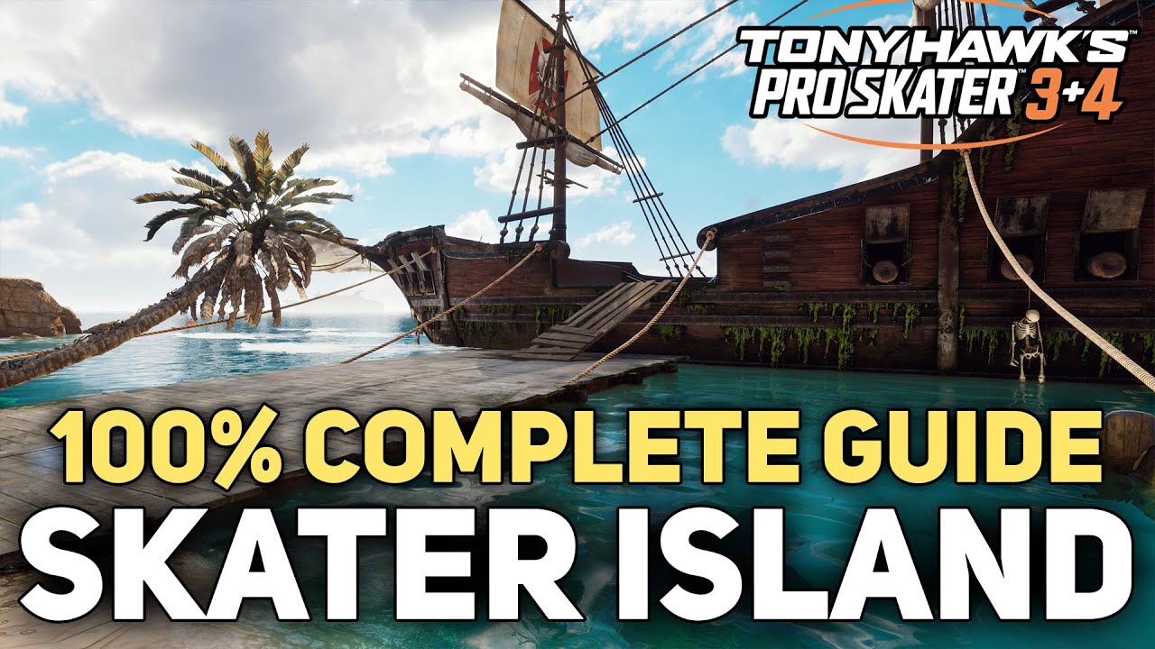 Skater Island - All Goals & Secrets - Tony Hawk's Pro Skater 3 + 4