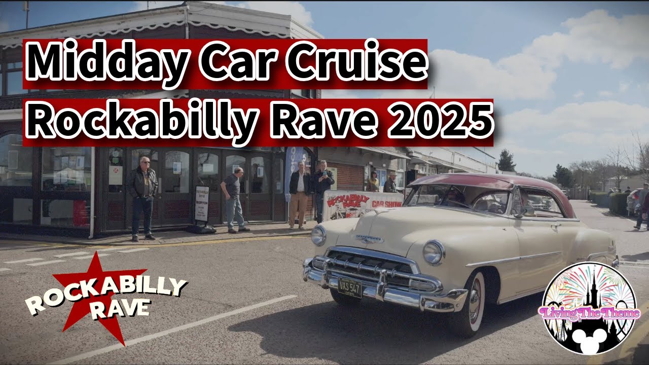 Midday Car Cruise – Rockabilly Rave 2025! #RockabillyRave #MiddayCarCruise #classiccars