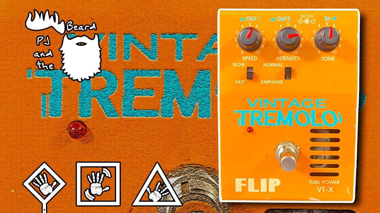 The Flip Series VT-X Tube Power Vintage Tremolo by Guyatone - The Tremolo Series