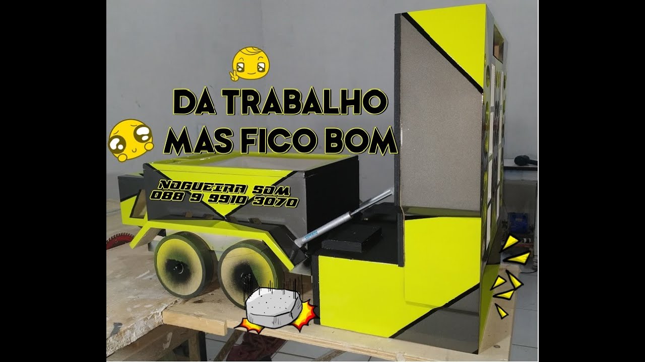 Mini Carretinha R10 Pintura