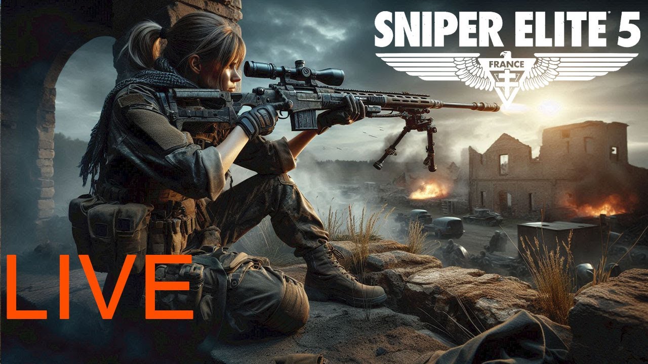 Sniper Elite 5 #snipinggame #sniper #livegaming #gaming