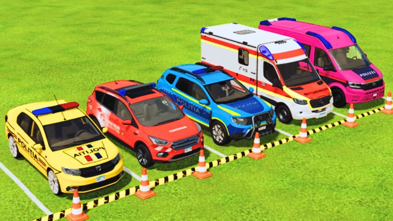 Перевозка полицейских машин, Dacia, Ford, Duster, машин скорой помощи, аварийно-спасательных авто...