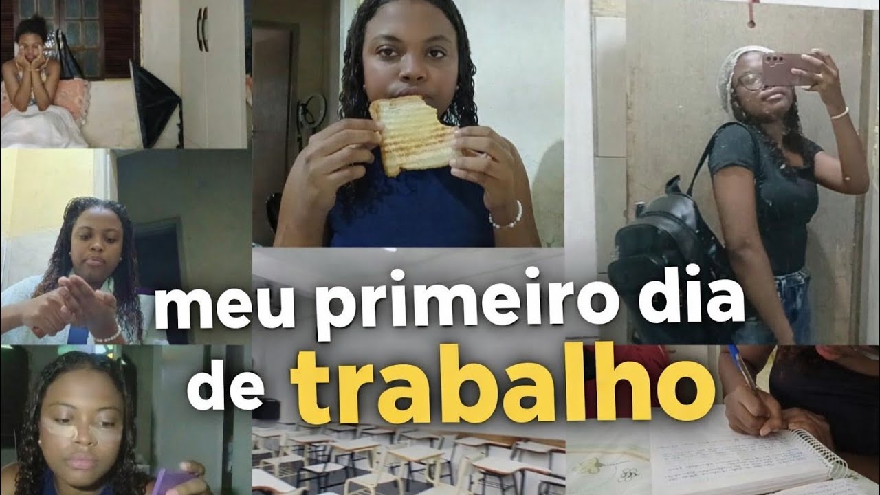 Meu primeiro dia de trabalho😅