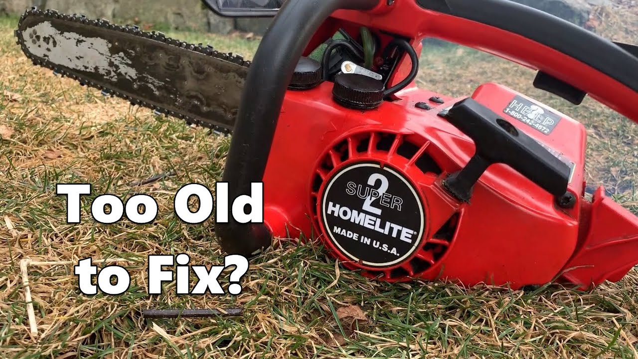 Homelite Super 2 Chainsaw - Carburetor Rebuild and Tuneup