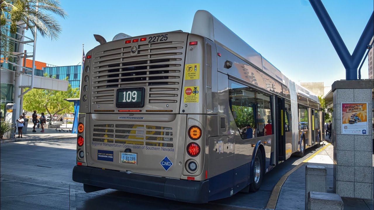 RTC Las Vegas Transit: On Board 2022 New Flyer Xcelsior XN60 Artic CNG 
