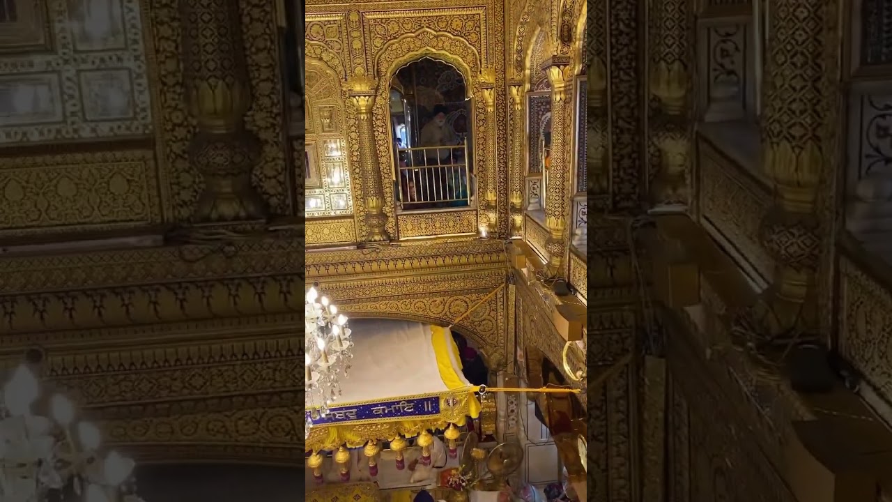 Inside view of Golden Temple Golden Darbar Sahib Amritsar #goldentemple #gurbani #religion   #golden