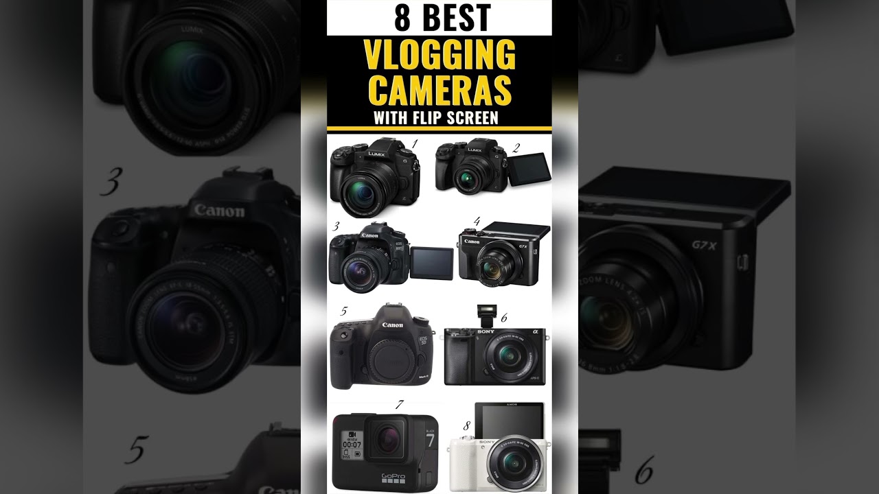 8 best vlogging cameras with flip screen