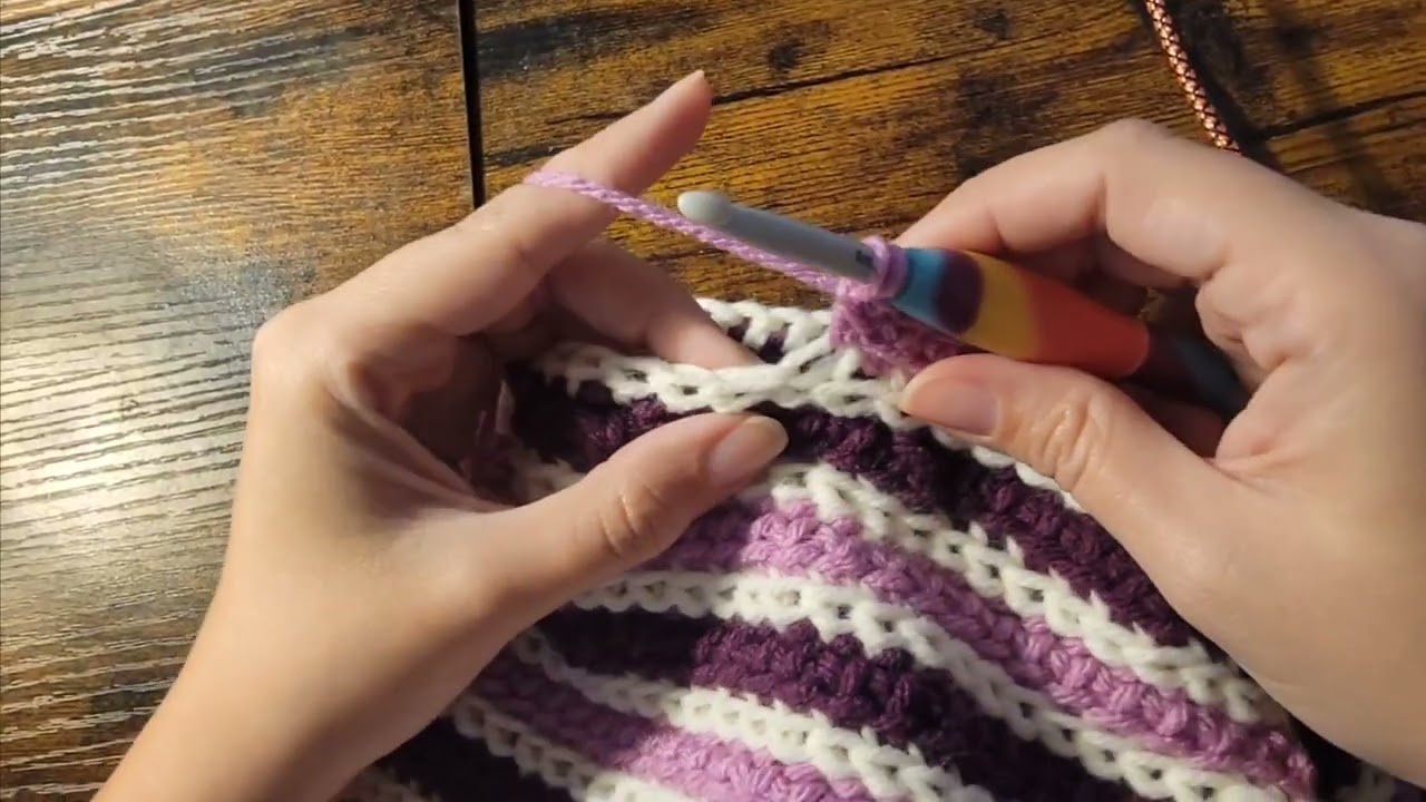 Linked Double Crochet Decrease Stitch