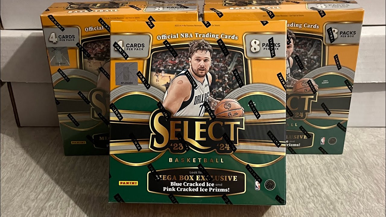 Ripping Three 2023-24 Select Mega Boxes (Walmart)
