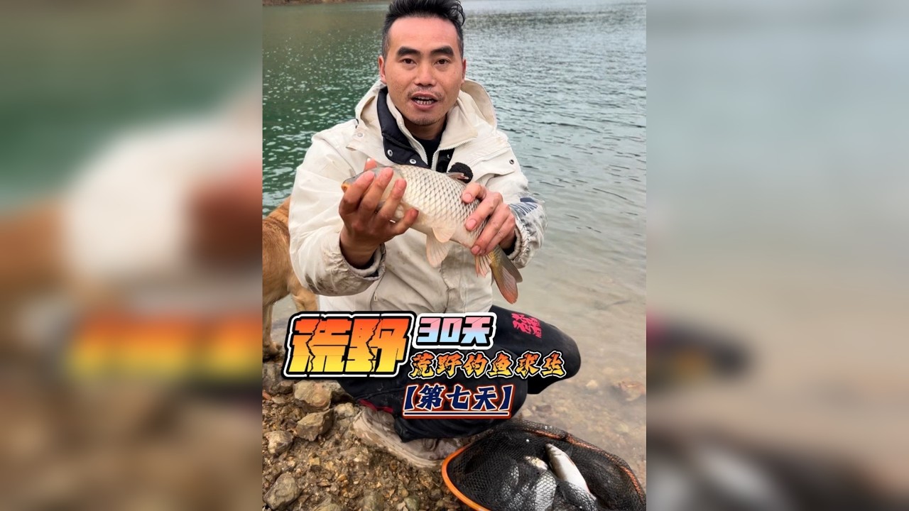 挑战荒野钓鱼巅峰赛30天赢大奖，第七天，日子越来越美好了！