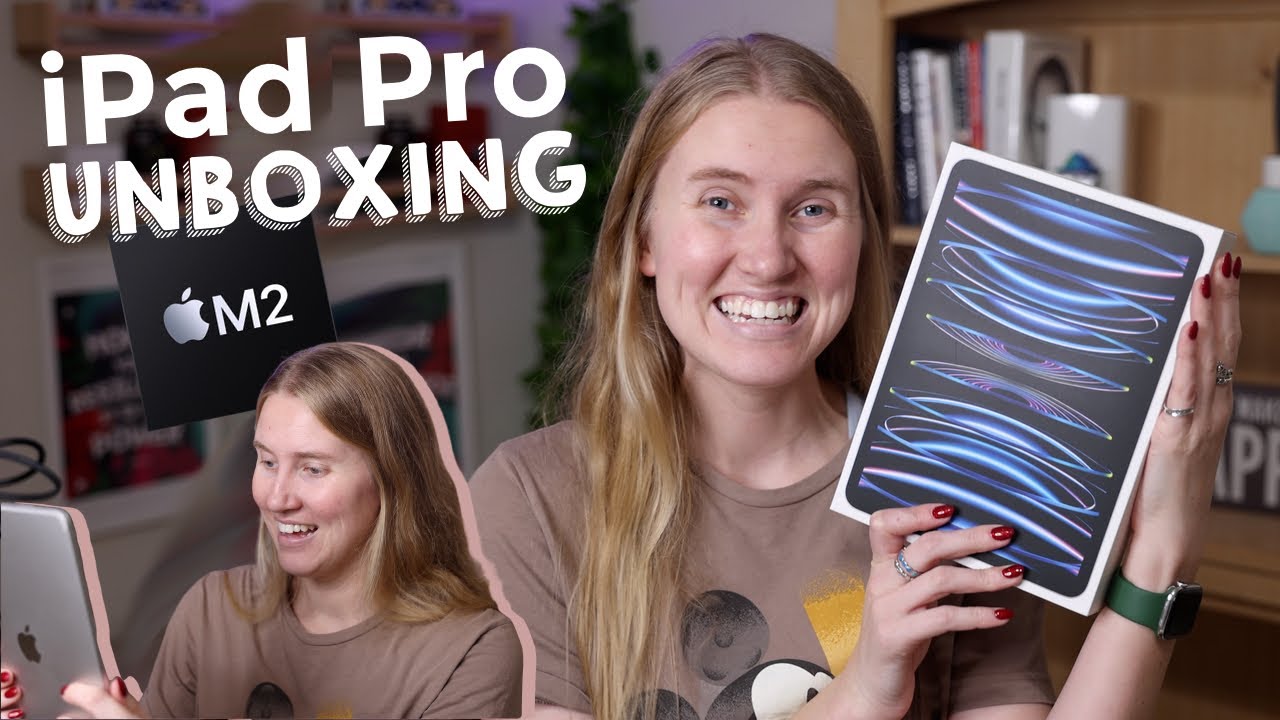 Unboxing the M2 iPad Pro // first iPad in 5 YEARS! // iPad Pro unboxing and first impressions