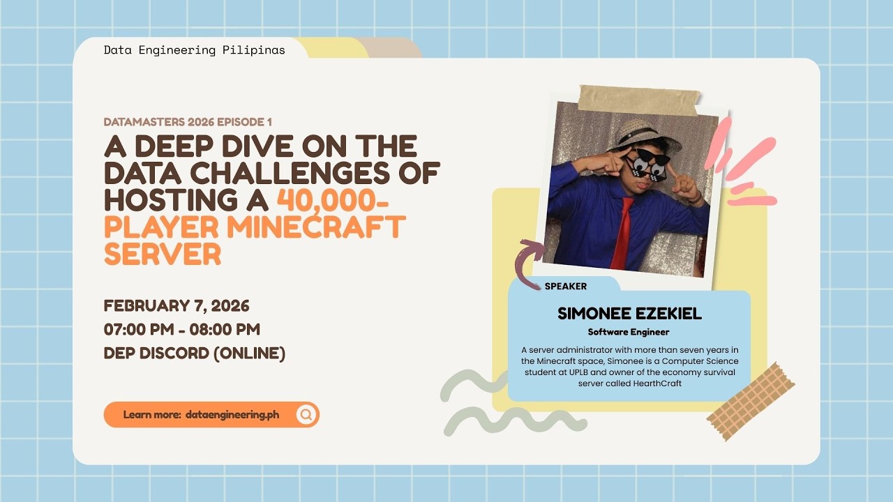 The Minecraft Case Study | DataMasters 2026 Episode 1