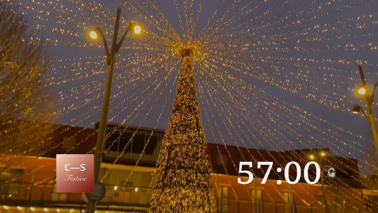 Mock Christmas BBC World News Countdown 2021