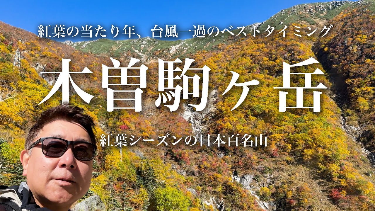 【木曽駒ヶ岳　中央アルプス】紅葉の当たり年、台風一過のこれ以上ないタイミング