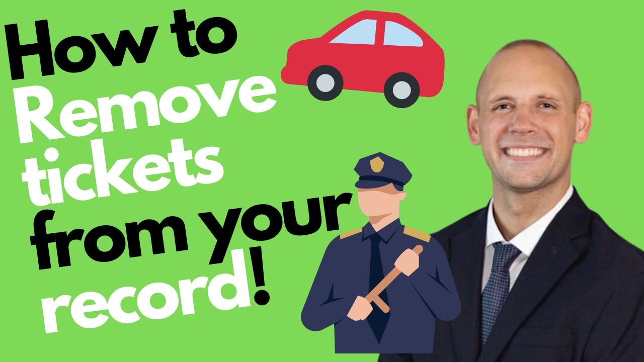Remove Tickets From Your Record!