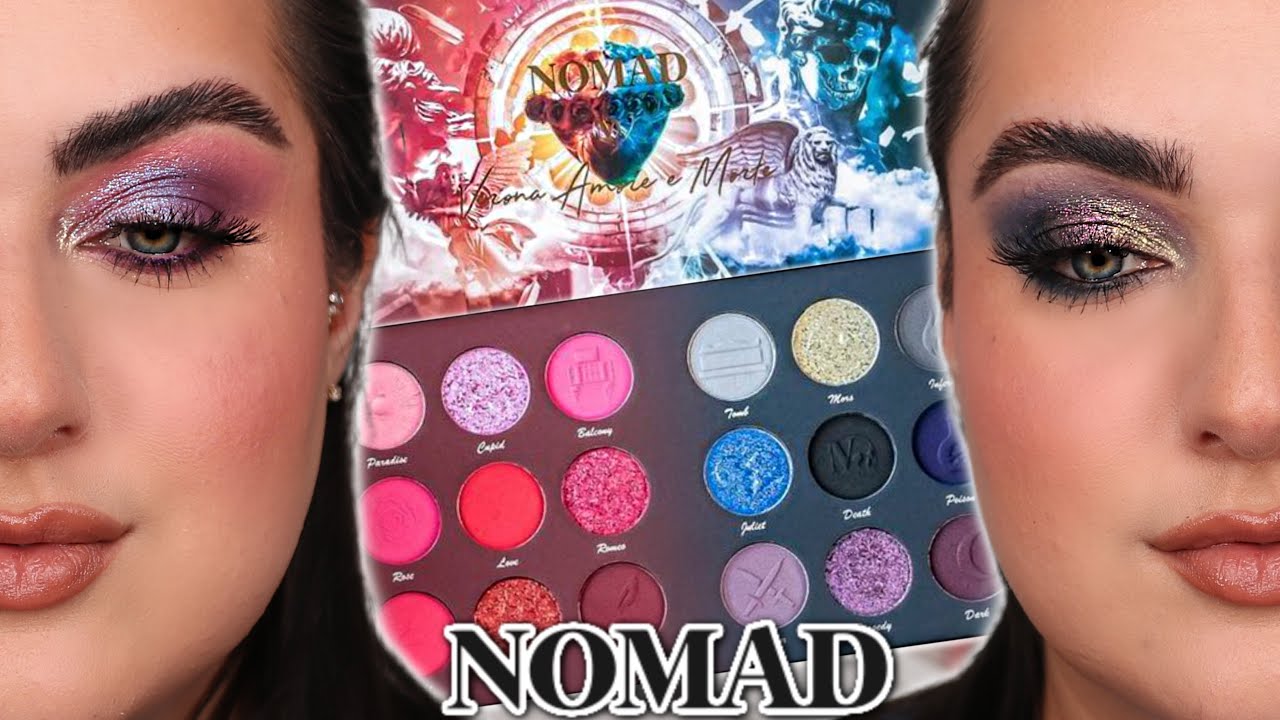 NOMAD COSMETICS LOVE & DEATH PALETTE REVIEW & LOOKS!