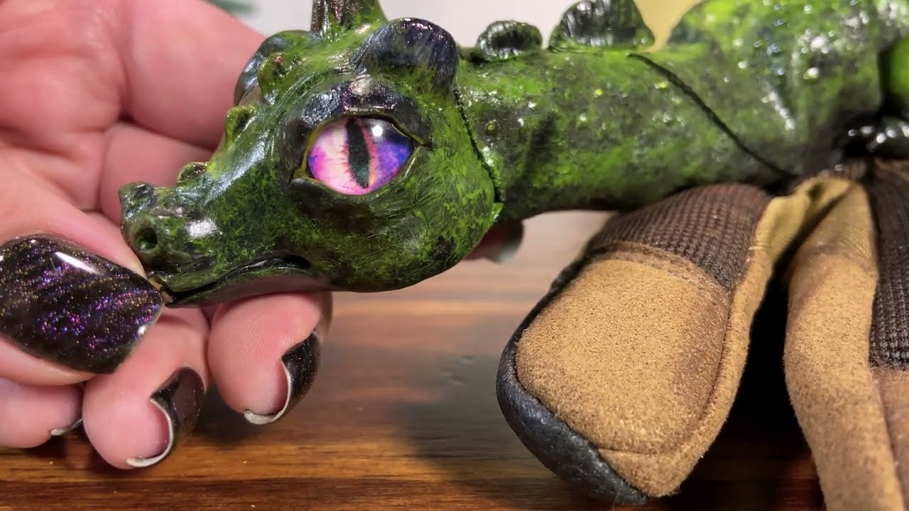 How to make a Baby Dragon Puppet