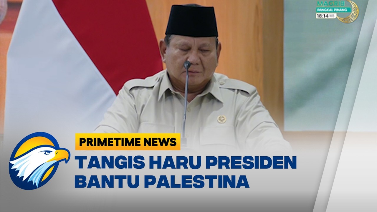 Presiden Prabowo Teteskan Air Mata di Hadapan Para Ulama Tokoh Masyarakat