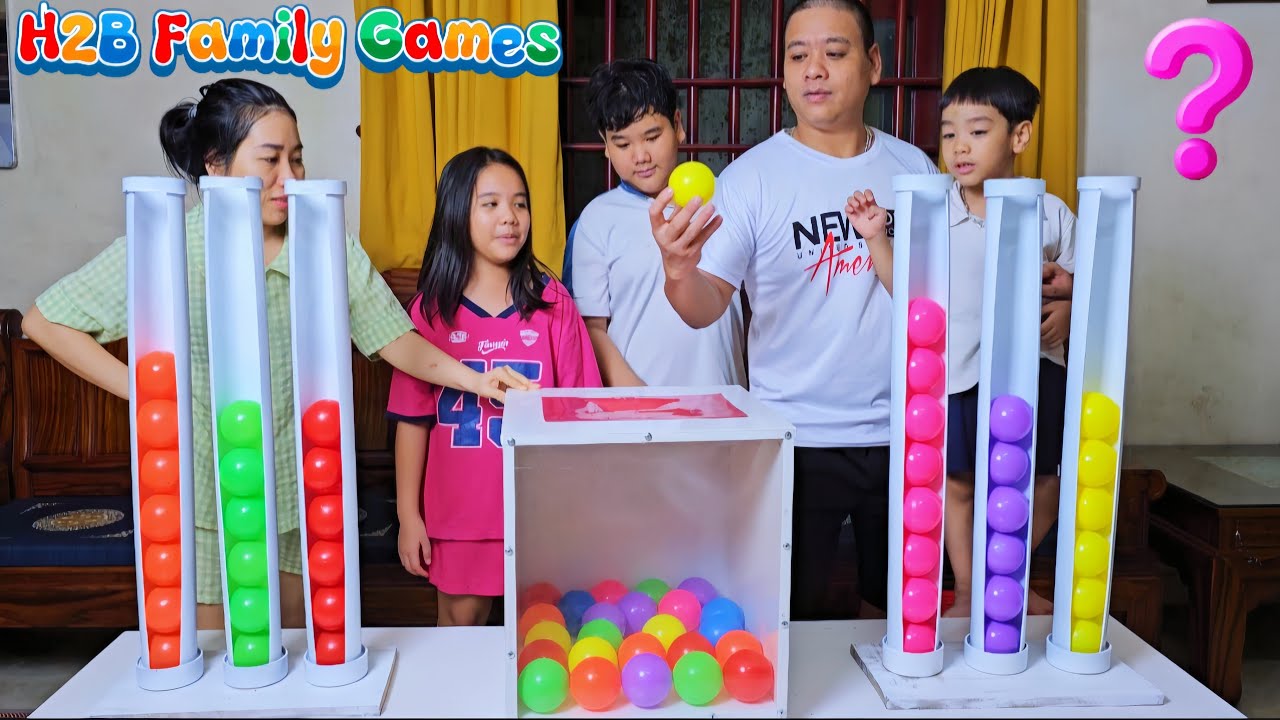 Color Ball Draw Fun Family Game, Luckier One Wins ☆ Part 02