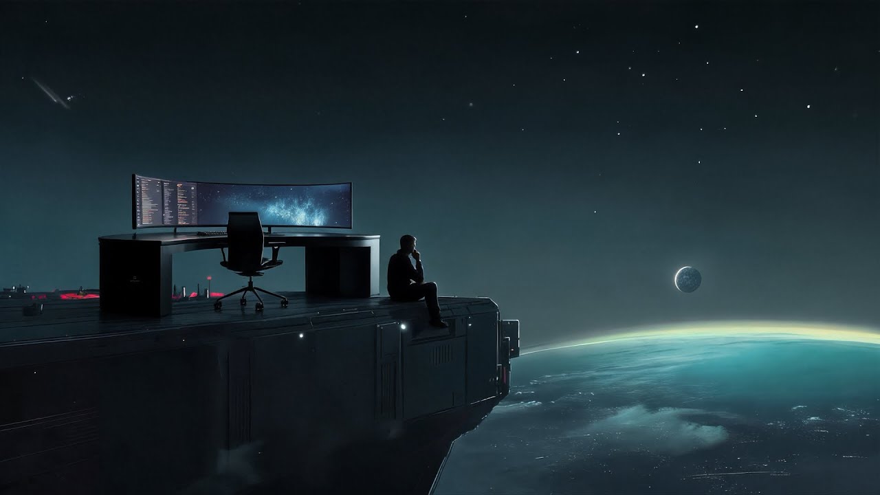 Stellar Lullaby | Sci-Fi Soundscape for Interstellar Sleep | 1 Hours of Serenity