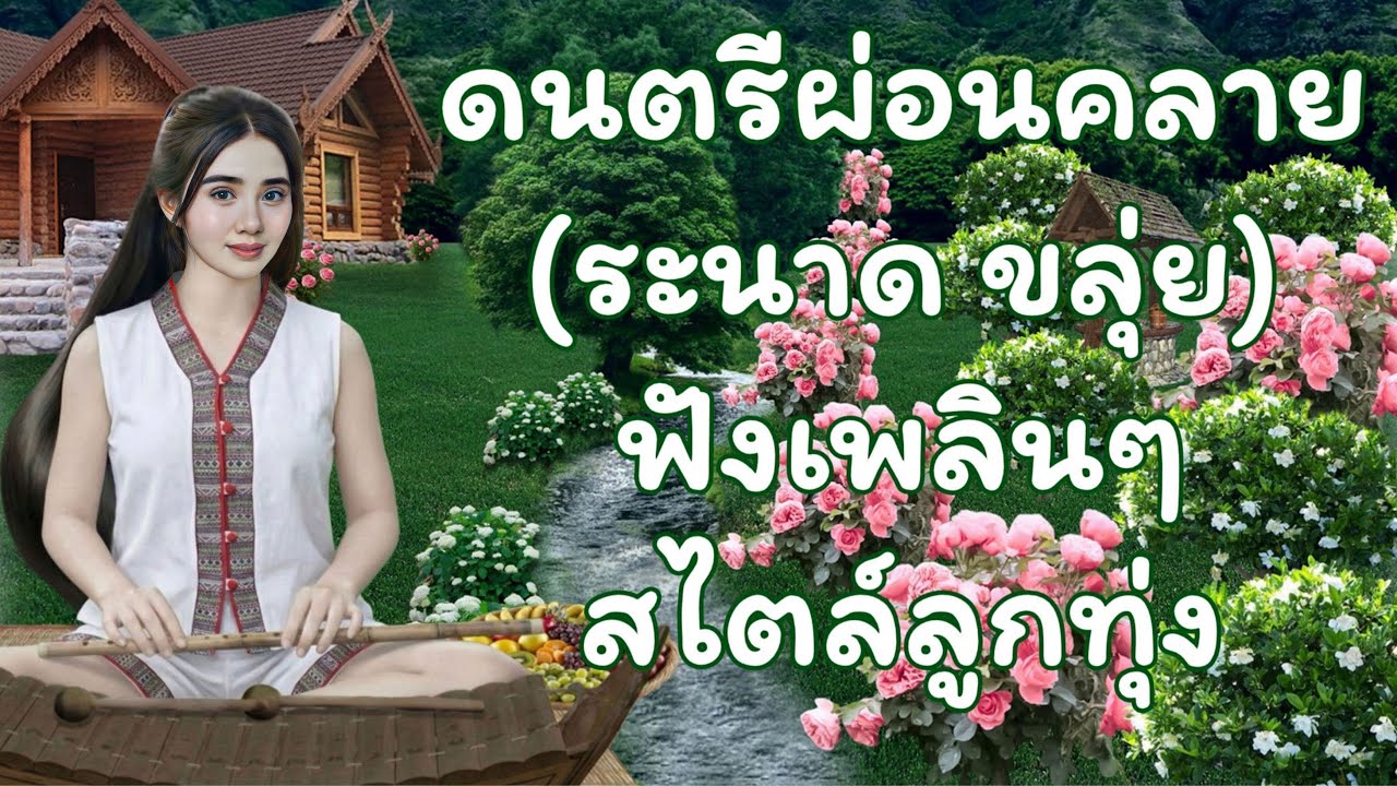ดนตรีสบายๆ ฟังเพลิน สไตล์ลูกทุ่ง #ดนตรีบำบัด #relaxingmusic 