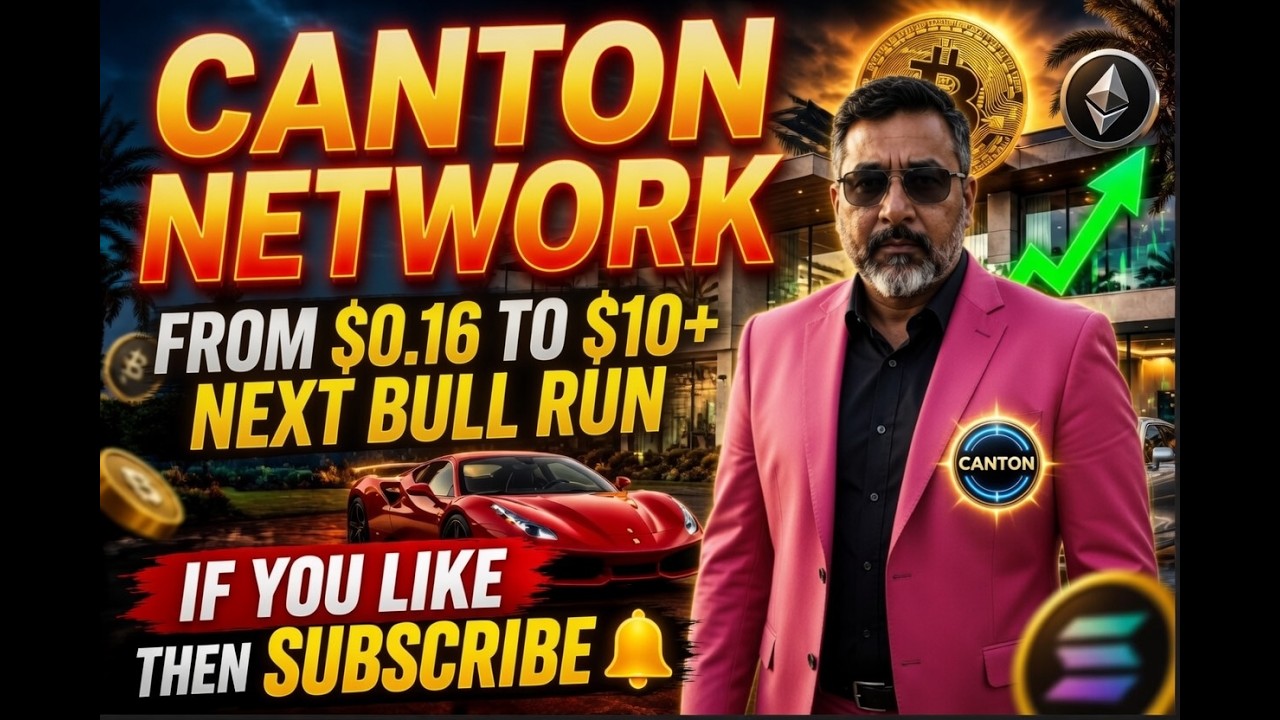 CANTON NETWORK: From $0.16 to $10+? The Next 60x Monster of This Bull Cycle!🚨🚨🚨🚀🚀🚀
