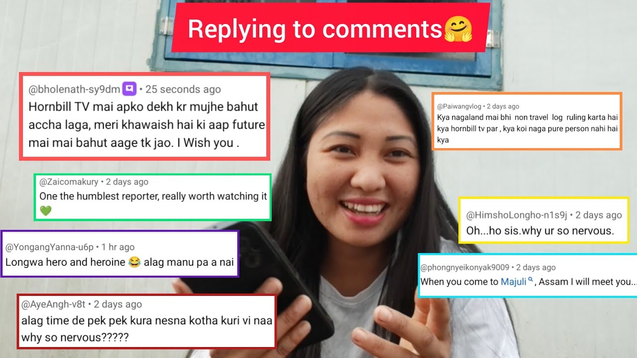 Respond to your comments in my daily vlog🤗||northeast girl||@sheingamangnao2554 