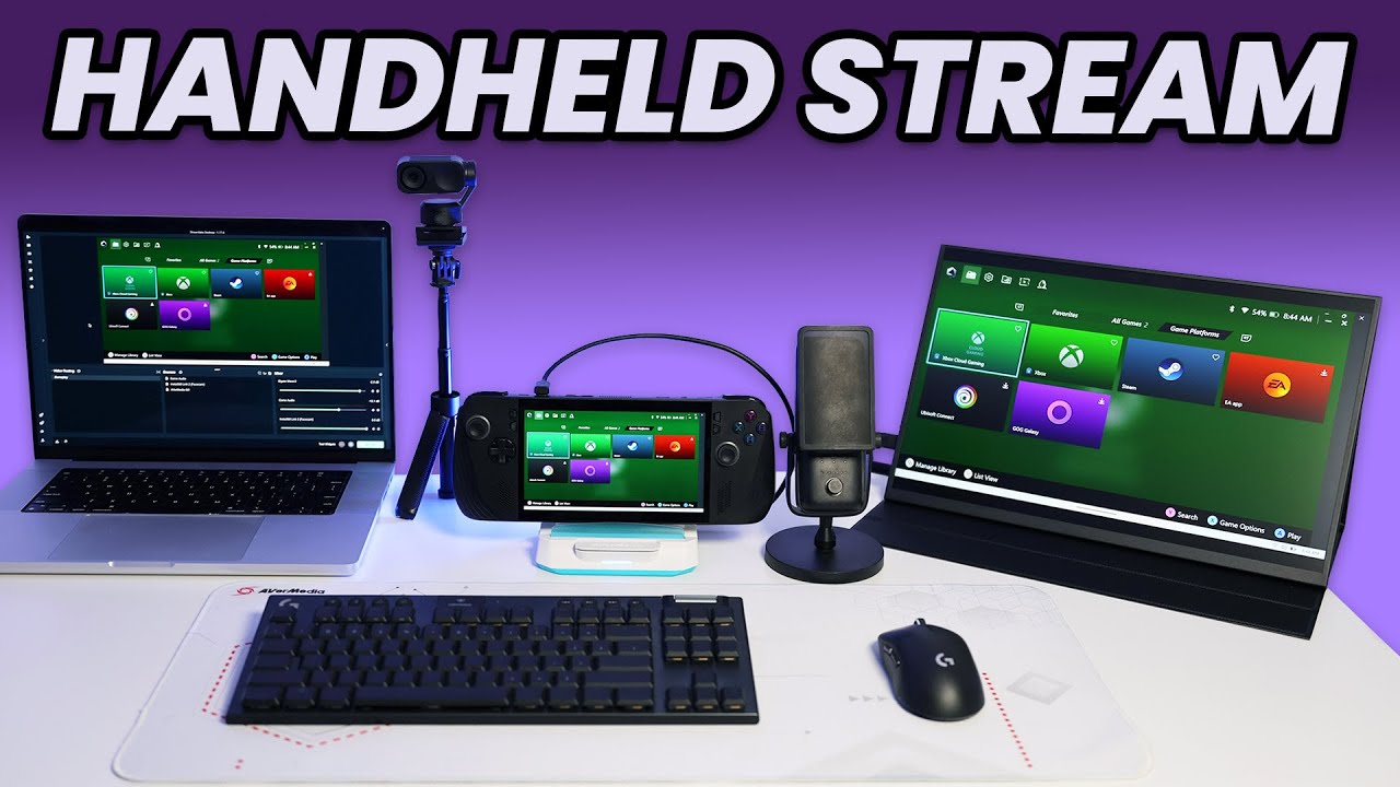 Building a Pro Gaming Handheld Stream Setup!