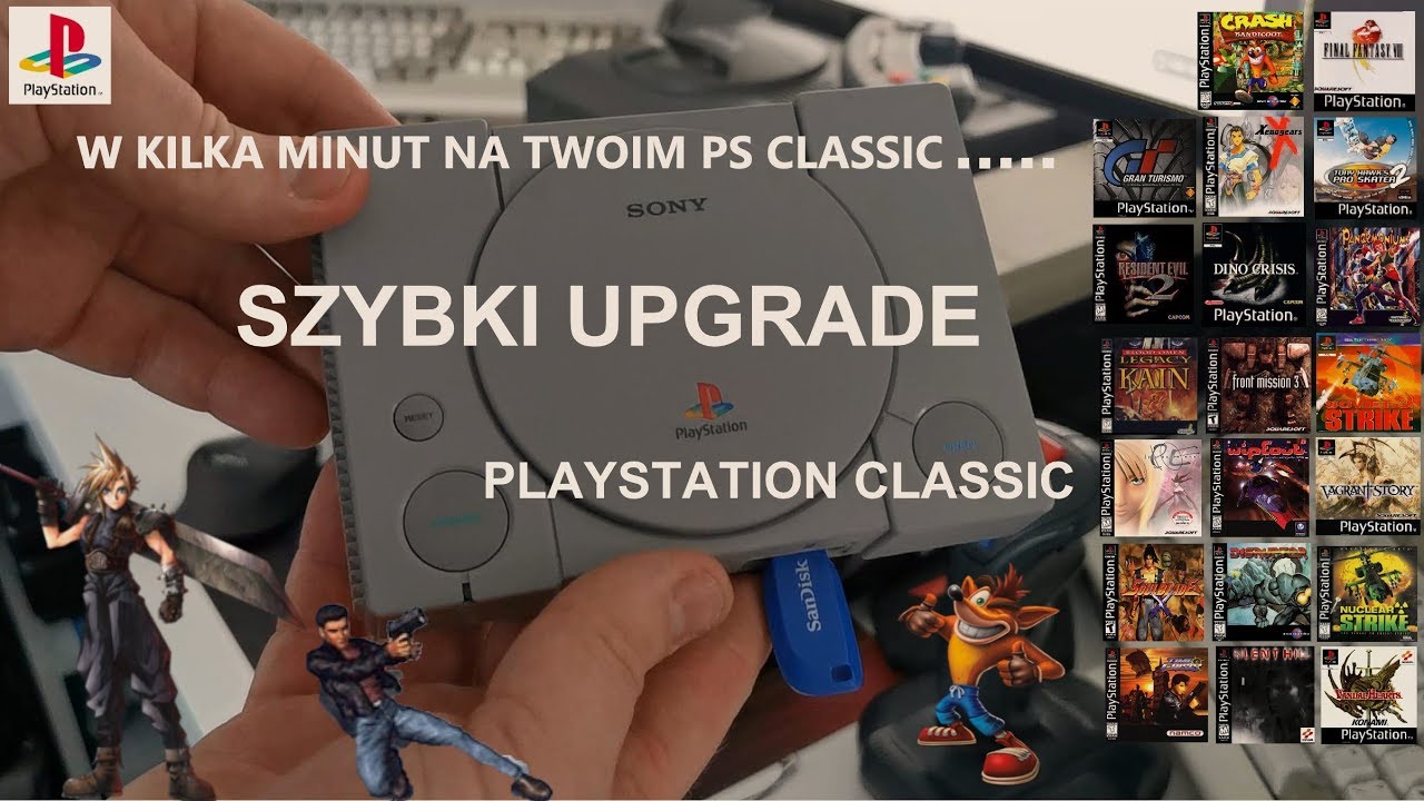 PS CLASSIC part1 - Bardzo szybki i latwy upgrade !!! Powiekszamy katalog PLAYSTATION CLASSIC